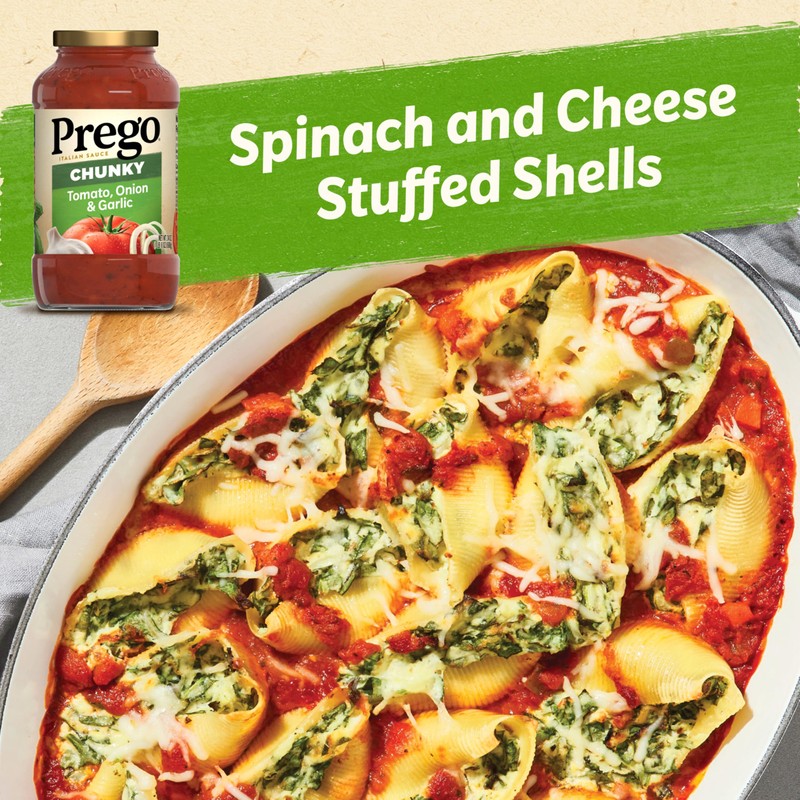 Prego Chunky Tomato with Garlic and Onion Pasta Sauce, 24