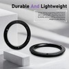 2 PCS 6 Inch Car Door Speaker Mounting Ring, ABS