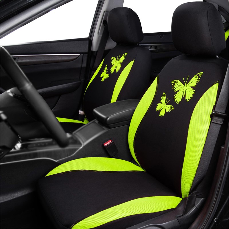 Flying Banner Butterfly car seat Covers ful Set Fashion Universal