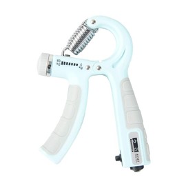 Hand Grip Strengthener, Counting hand Grips Workout, Adjustable Resistance Strength Hand Grip 11-132 lbs, Hand Grip Strength Exerciser for Muscle Building and Injury Recovery - Color: blue