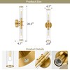 Battery Operated Wall Sconces Set of 2 with Remote Control,