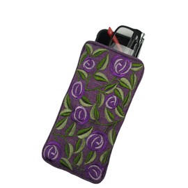 Justina Claire Double Spectacles Case in a Rennie Mackintosh purple