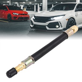 X AUTOHAUX 5.5 Inch Rubber Flexible Extension Tyre Valve Extension Adapter 140 mm Twin Wheel for Car Truck RV