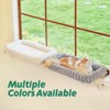 Zakkart SnugCloud Cat Window Perch with 4-Sided Bolster - Orthopedic