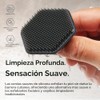 Juego de 4 cepillos exfoliantes multifuncionales de silicona: diseño de