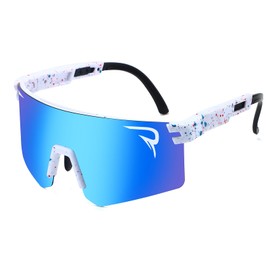 LEIZIEXER Polarized Sports Sunglasses for Youth UV400 Protection Sun Glasses for Youth Kids Cycling Goggles for Baseball
