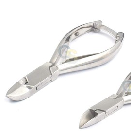 G.S Toenail Clippers for Thick Ingrown Nails - Fingernail Clippers Stainless Steel - At Nail Clippers for Seniors - Nail Scissors Heavy Duty - Toe Nail Clippers for Men - Nail Cutter Professional