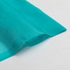 OVZME Turquoise Sheer Curtains 2 Panel Sets 84" Inch Length