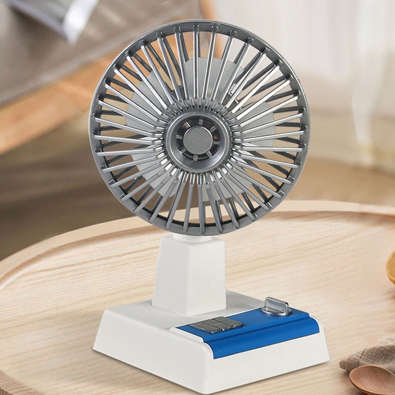 USB Desk Fan Retro Efficient Strong Wind Stepless Variable Speed