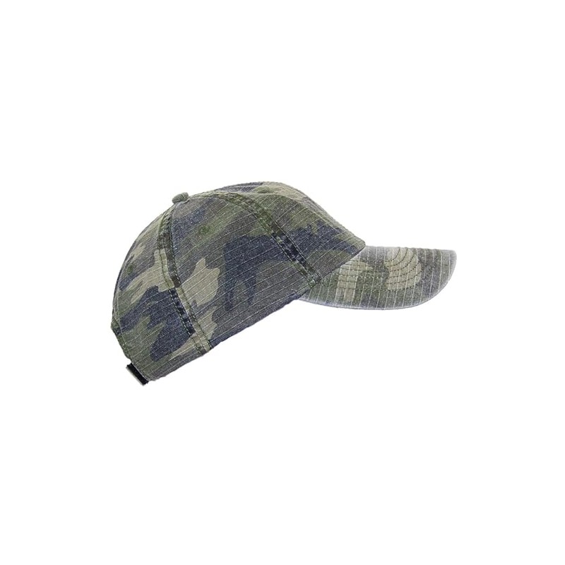 Mega Cap MG Unisex Unstructured Ripstop Camouflage, Camo, Size One