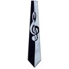 Steven Harris Men's Bold Treble Clef Neck Tie One Size