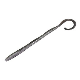 JACKALL Worm Flick Curly 7.8" Pressure Killer Smoke Lure