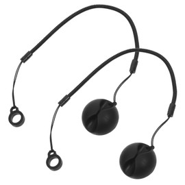 Homoyoyo 2pcs Stylus Pen Fixing Rope Stylus Clip Holder Retractable with Lanyard Neck Tether Black