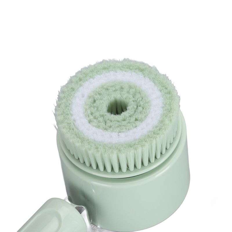 Electric Body Scrubber Brush with 5 Brush Heads Waterproof Deep