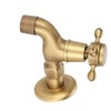 Wall Mounted Vintage Solid Brass Faucet Single Cold Water Tape