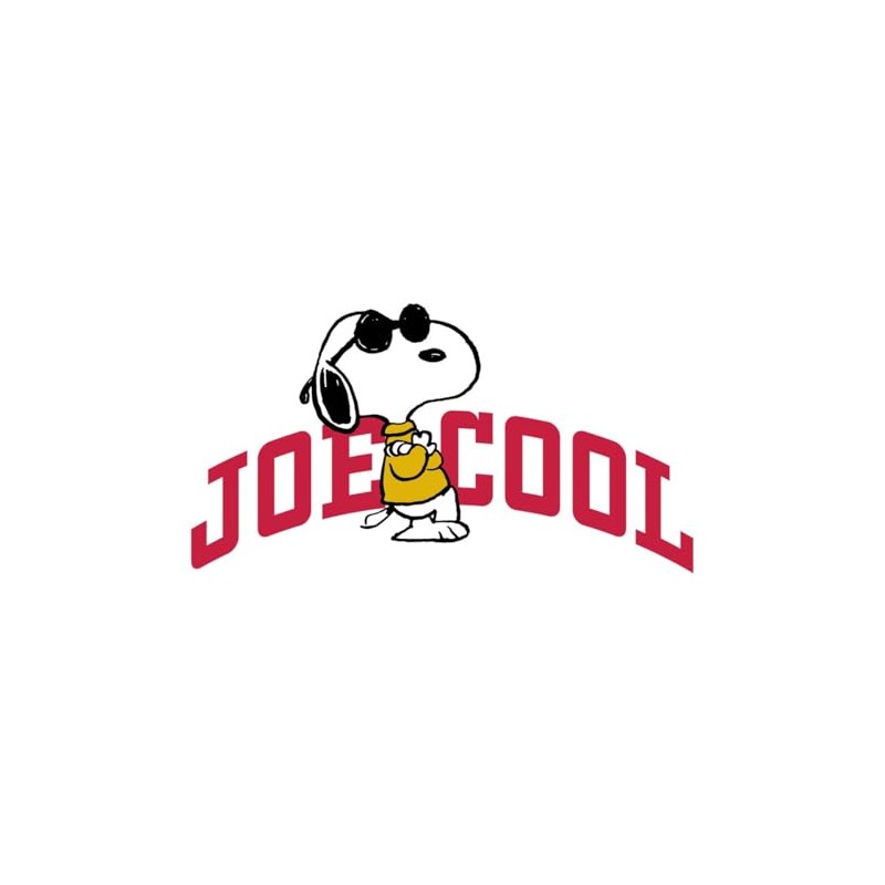 Spreadshirt Peanuts Snoopy Joe Cool Sunglasses Sticker, 10 x 10