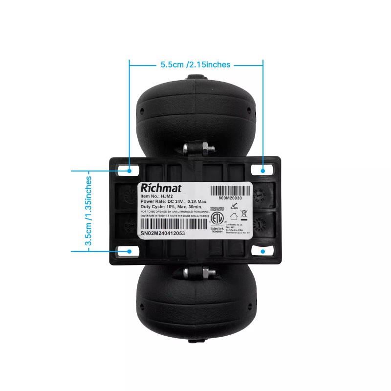 Richmat Adjustable Bed Richmat Massage Motor Model HJM2 Replacement for