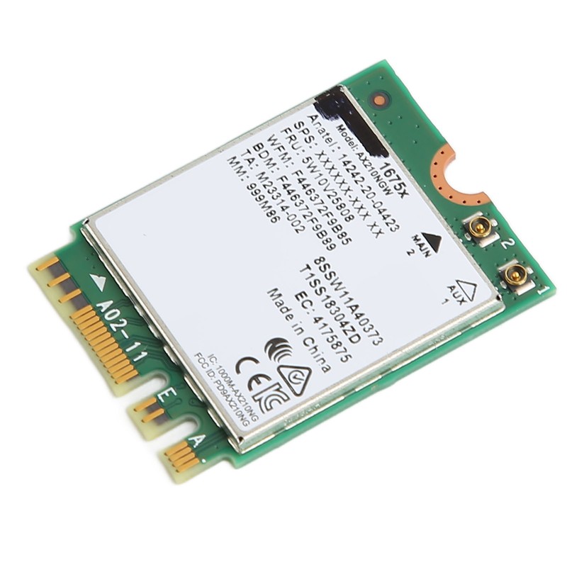 WiFi Card Wireless Tri Band 1675X AX210NGW M.2 NGFF WI‑FI6E