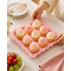 Zitonyang Plastic Serving Tray, 24 Pack Catering Trays Square Serving