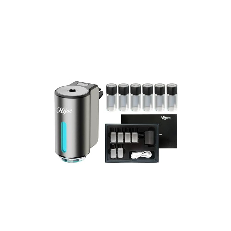 Smart Car Air Freshener & Essential Oil Diffuser with 6