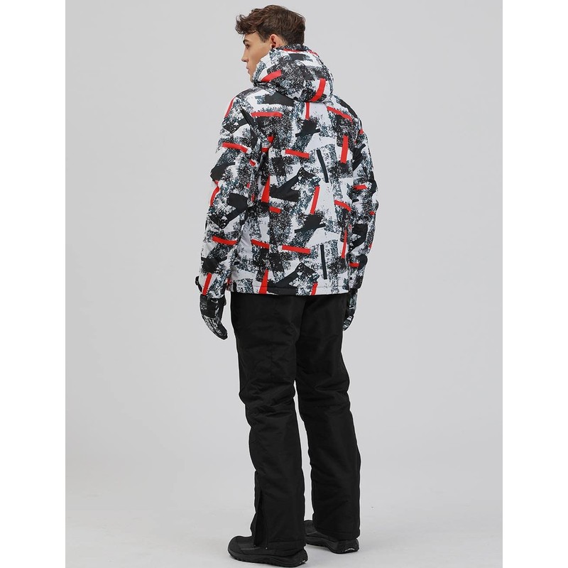 Men's Ski Suit Waterproof Snow Suits Two Piece Snowboard Jacket