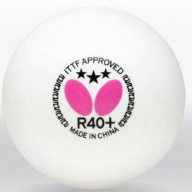 Butterfly Table Tennis Practice Balls, Plastic Ping Pong Balls (12-Pack) Sports Equipment