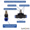 5 x Lumonic I PU Hose Throttle Check Valve with