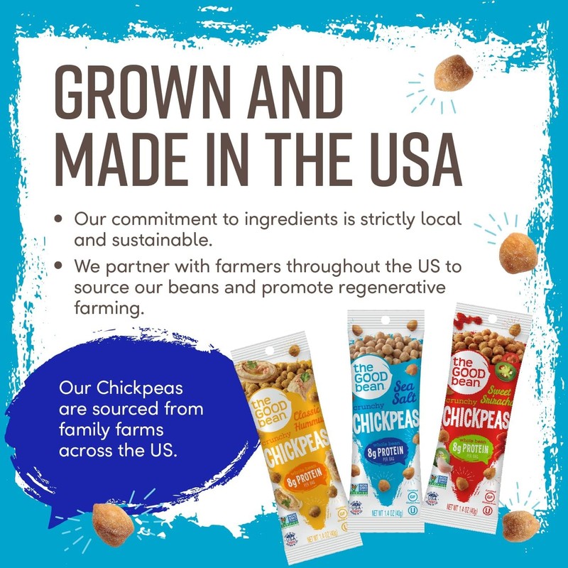 The Good Bean Crunchy Chickpeas - Classic Hummus - (10