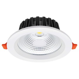 COB 12W Recessed Commercial LED Downlight Daylight 6000k AC100-240v PL and Metal Halide Replacement CDL12