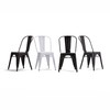 Simpli Home Fletcher Industrial Metal Dining Side Chair (Set of