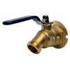 American Valve M74QT 3/4" Quarter Turn Sillcock FIP, 3/4-Inch