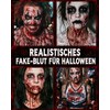Namonppy 4 x 60 ml Halloween Artificial Blood Washable for