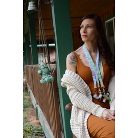 River & Rain Lanyard & Elastic Anti Lost Device Holder Case Leash Necklace for many uses (Tie dye, XL)