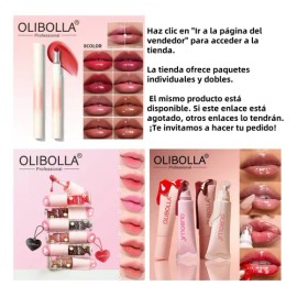 Lápiz Labial 3d Despegable - Mate Para Maquillaje Color 2pz                                                                                           