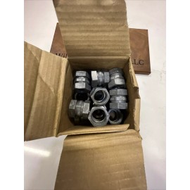 Bridgeport 1 Inch Zinc EMT Coupling 15 Piece Set 262-DC NOS