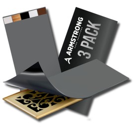 Magnetic Vent Covers for Home Floor - Extra Magnet Thickness - Heat Air Registers for RV, Noise Canceling Home HVAC Duct Blocker, AC Furnace Vents (Grey, 3-Pack 5.5x12)