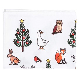 Alison Gardiner - Winter Wildlife Christmas Tea Towel
