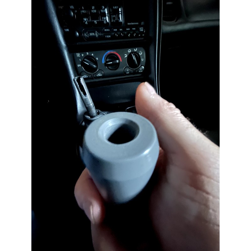 Gray Acrylic Corvette C5 1997-2004 3" Nardo Gray Shift Knob