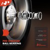 A-Premium Front Wheel Bearing and Hub Assembly with 4-Lug Compatible