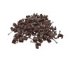 7-10mm Brown 100 Pack Nail Cable Clips