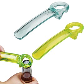 PACIOCEAN 2pcs Jar Keys,Manual Jar Opener Gripper,Portable Jar Grippers Can Lid Opener,Open Jar Tool for Elderly Children Women Weak Hands (Blue,Green)