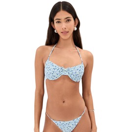 Solid & Striped Women's x Summer I Turned Pretty The Lolita Bikini Top, Baby Ditsy Floral, S