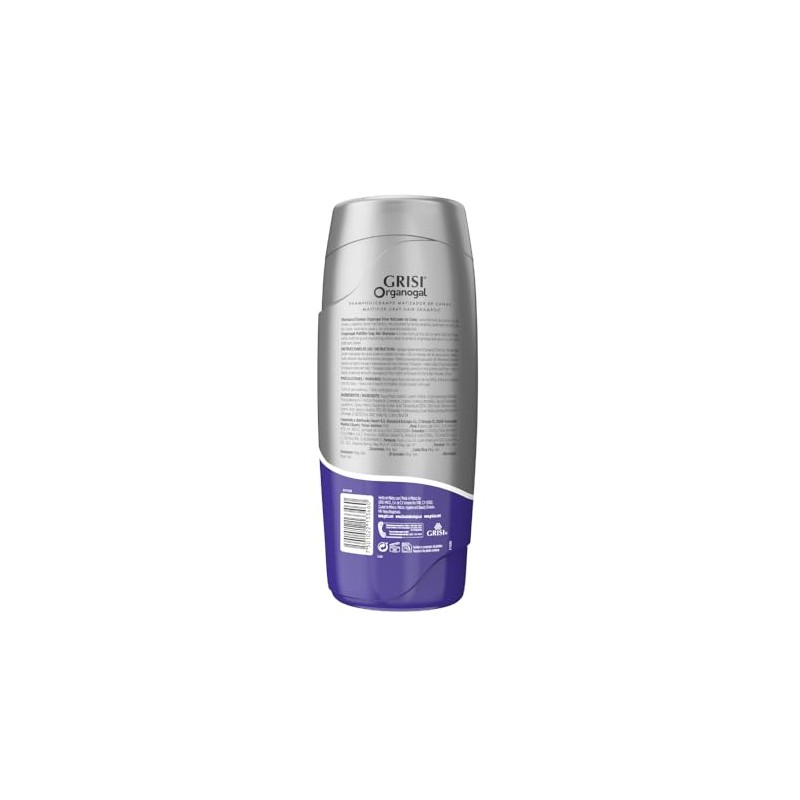 Grisi Organogal Shampoo Silver para canas y cabellos claros, 400