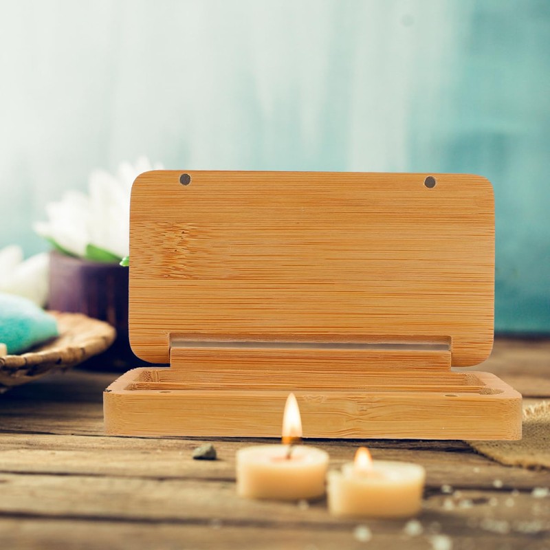 Healeved Sandalwood Incense Stick Box Portable Storage Container with Craftsmanship
