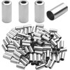 100PCS Bike Cable End Caps - Cable Crimps - Metal