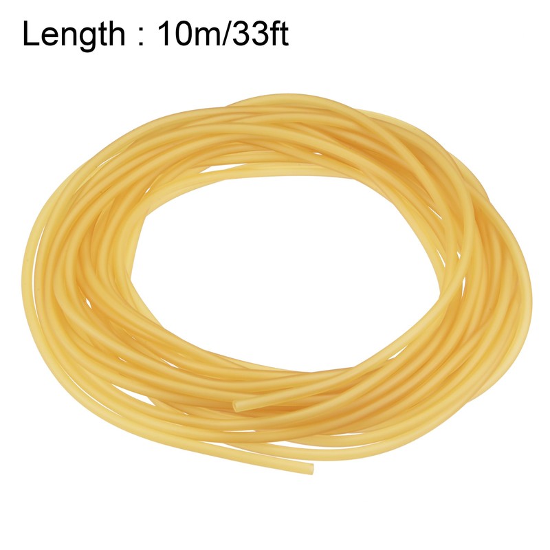 sourcing map Latex Hose 2 mm ID 4 mm OD