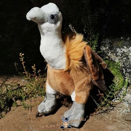 Vulture Cuddly Toy Goose Vulture White Head Vulture Plush Toy Bird of Prey Merle