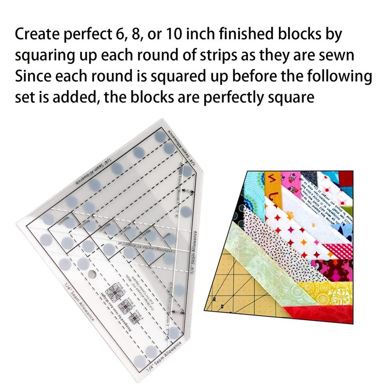 Wifehelper Mini Quilt Ruler Tool Mesh Pineapple Sewing Ruler Tools