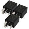 (Pack of 3) American Zettler Fuel Pump Relay Replace Part
