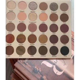 RR Luxury Cosmetics Deeply Pigmented 30pcs Eyeshadow Shades +Ultra Blendable Mattes and High-Shine Shimmers - Up to 14-Hour Wear + Natural Colors Make Up Eye Shadows Cosmetics Palette